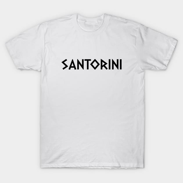 Santorini T-Shirt by greekcorner